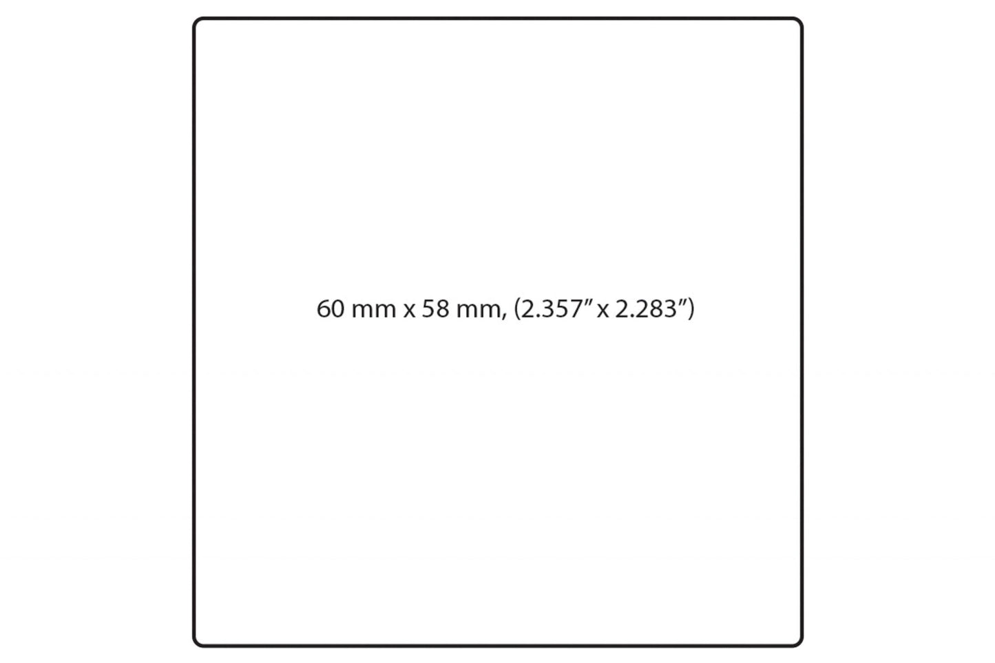 Blank Ingredients UPC Barcode Direct Thermal Label Compatible With Toledo Scale