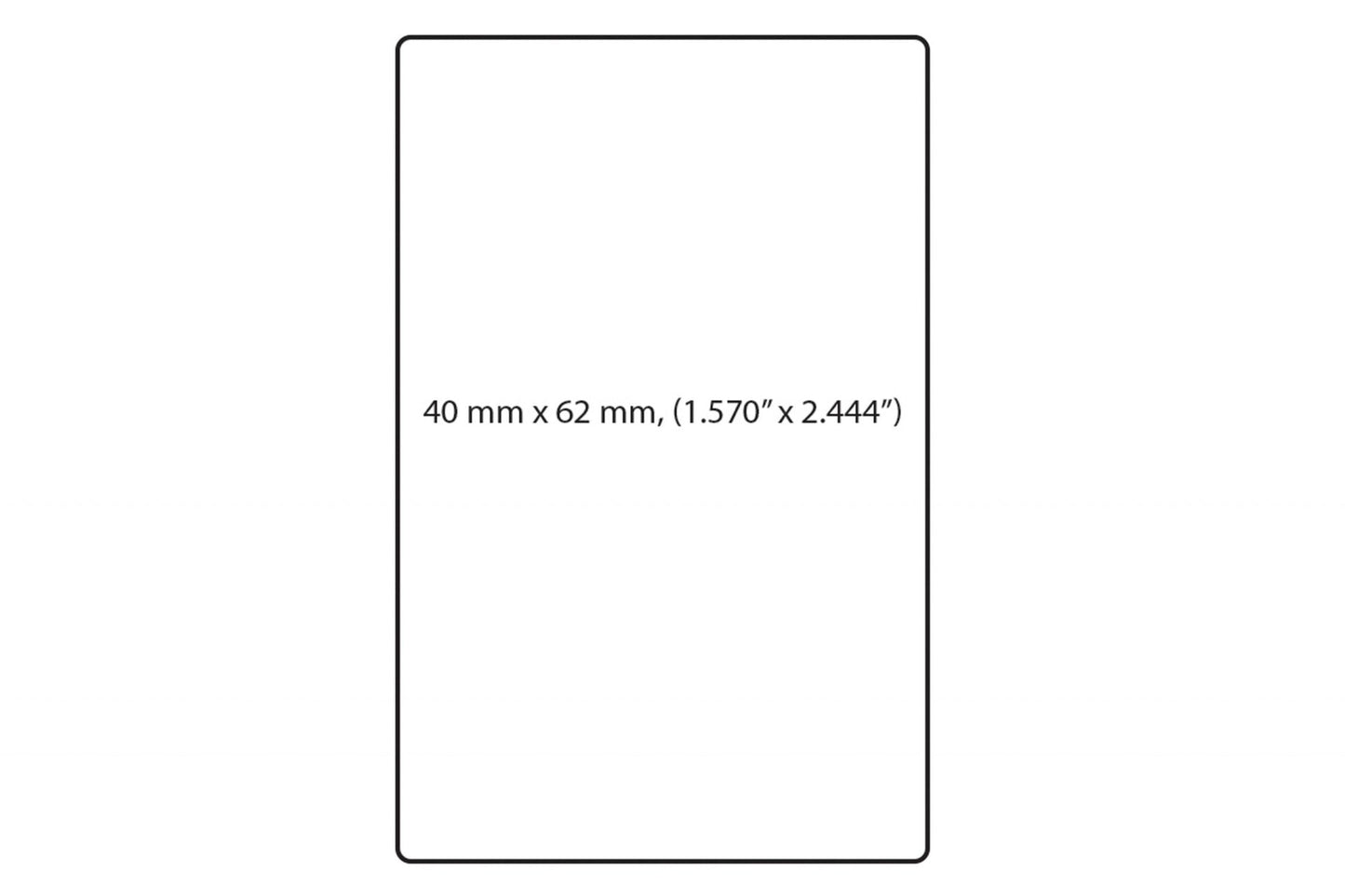 DL-1211B Blank Barcode Direct Thermal Label